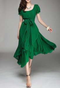 Green here - dress