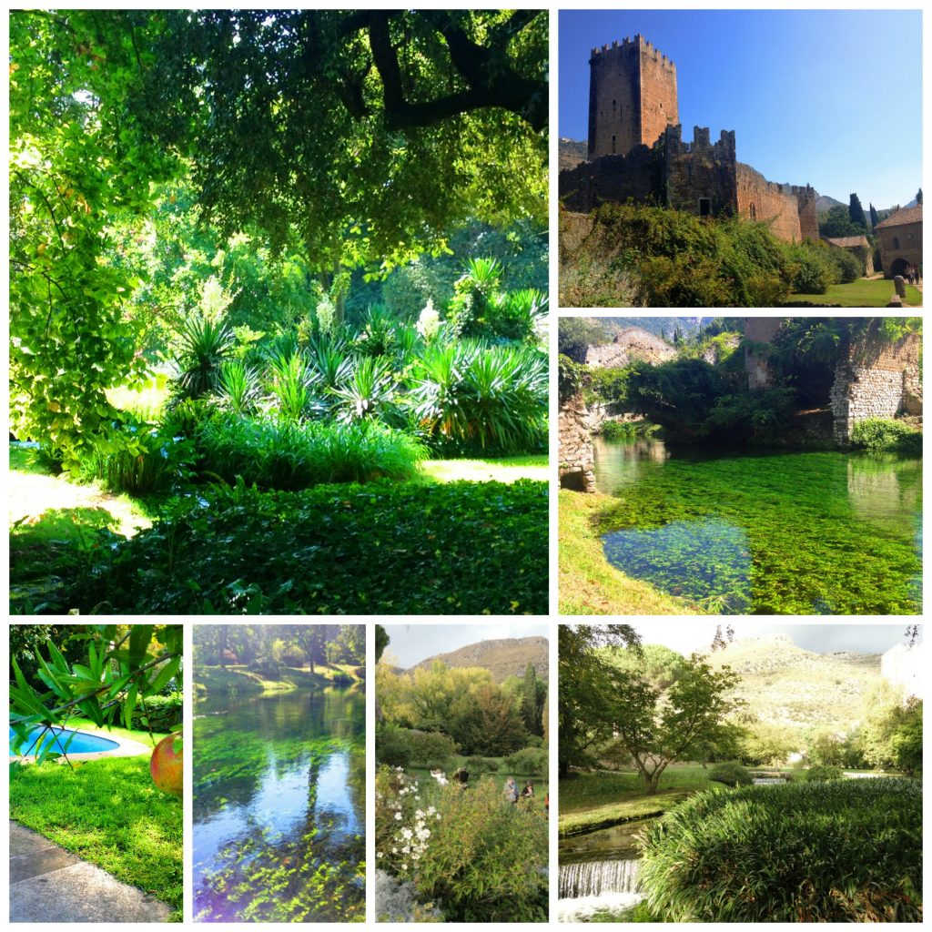 NINFA GARDENS - COLLAGE